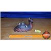 Image 1 : Gosset Grebe Ornament w/Young (Limited Edition 260/1500) "Canada" (5"H x 4"W x 8"L)