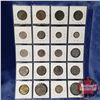 Image 2 : Canada Coins - Sheet of 20: Large Cent (1884; 1896; 1918; 1919) Five Cent (1907; 1910; 1927; 1967) T