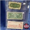 Image 2 : Canada Bills (3) : 1923 Twenty Five Cent "Shinplaster" ; 1937 $1 Bill ; 1954 $2 Bill (See Pics for S