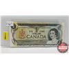 Image 1 : Canada $1 Bill 1973 *Replacement (S/N# *AN2713355 Lawson/Bouey) (See Pics for Signatures/Serial Numb