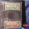 Image 2 : Canada Bills 1954 *Replacements (4): $1 ; $2 ; $5 ; $10  (See Pics for Signatures/Serial Numbers)