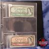 Image 2 : Canada Bills 1954 *Replacements (4): $1 ; $2 ; $5 ; $10  (See Pics for Signatures/Serial Numbers)