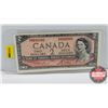 Image 1 : Canada $2 Bill 1954 (NOTE: 2 Digit S/N#SG0040000 Lawson/Bouey)