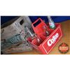 Image 3 : Vintage Pop Bottles & Canada Dry Wooden Crate (13"H x 18"W x 12"D)