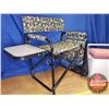 Image 2 : Coleman "Super Oscar" Cooler w/Camo Lawn Chair w/Side Table