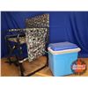 Image 2 : Flair Cooler w/Camo Lawn Chair w/Side Table