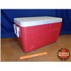 Image 1 : Red Coleman Cooler (15"H x 24"W x 13"D)
