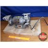 Image 1 : MVP Heavy Duty Bench Grinder 5" (Mounted on Wood Platform) (Total width with Platform 22-1/2" x 10")