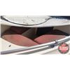 Image 14 : Vanguard 16' Deep V Fiberglass Boat w/90 Horse Evinrude w/Boat Trailer (Also incl: Water Skiis, Cano