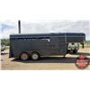 Image 1 : 1995 Southland 6'6" x 16' Gooseneck Stock Trailer (New Floor & 6" Re-Enforced Plate around Perimeter