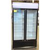 Image 5 : NEW 1000L UPRIGHT HINGED DOUBLE GLASS DOOR COOLER