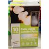 Image 1 : NEW MY PATIO 10 LED PATIO LIGHTS SET