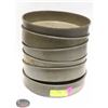 Image 1 : LOT OF SIX 10" CAKE PANS