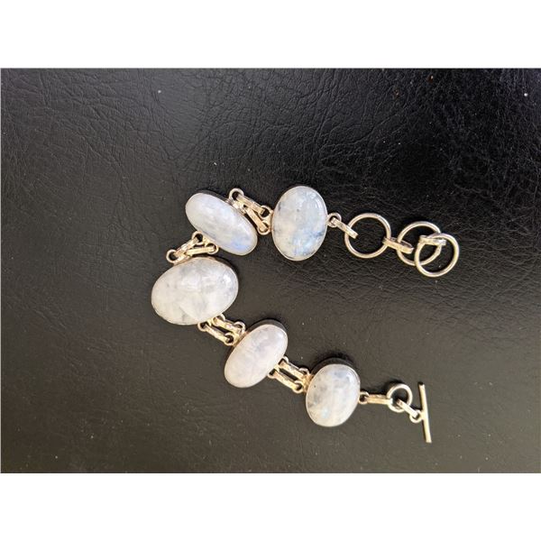 Moonstone silver bracelet