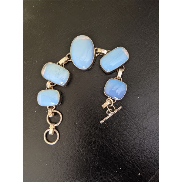 Rainbow moonstone bracelet