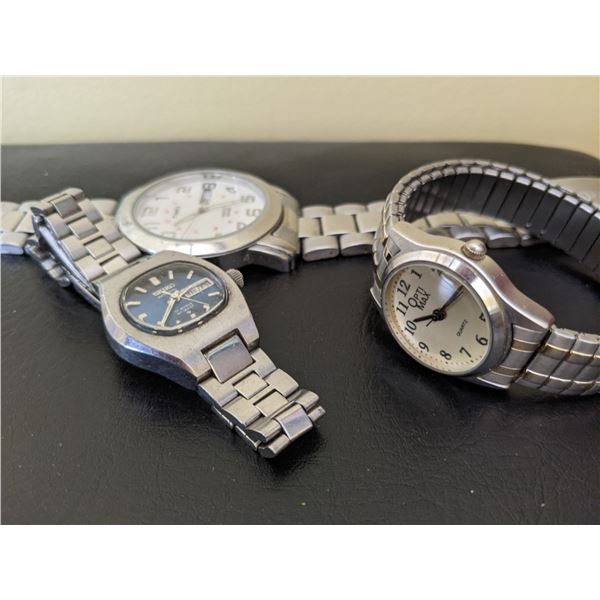 lot watches seiko timex