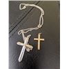 Image 1 : cross pendant chain lot