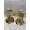 Image 1 : Two clocks one glass top