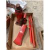 Image 1 : Bottle jack and ax head