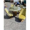 Image 1 : Vintage table and 4 chairs
