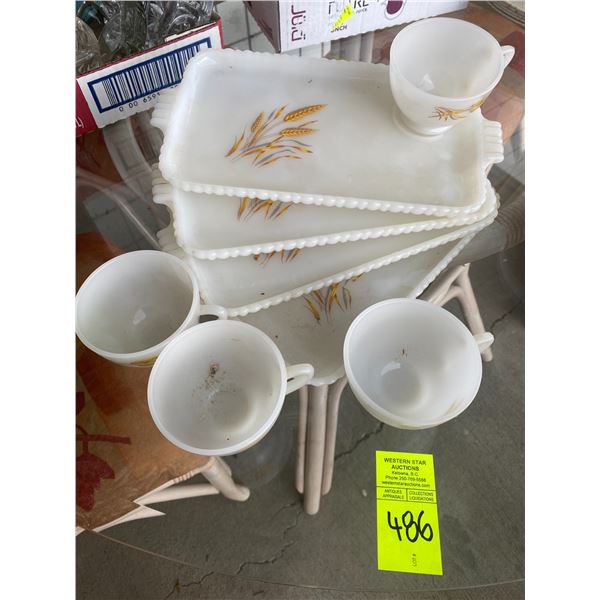 Plate and cup lunch set