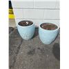 Image 1 : Two planters some chipping