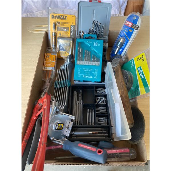 Lot drill bits and other tools