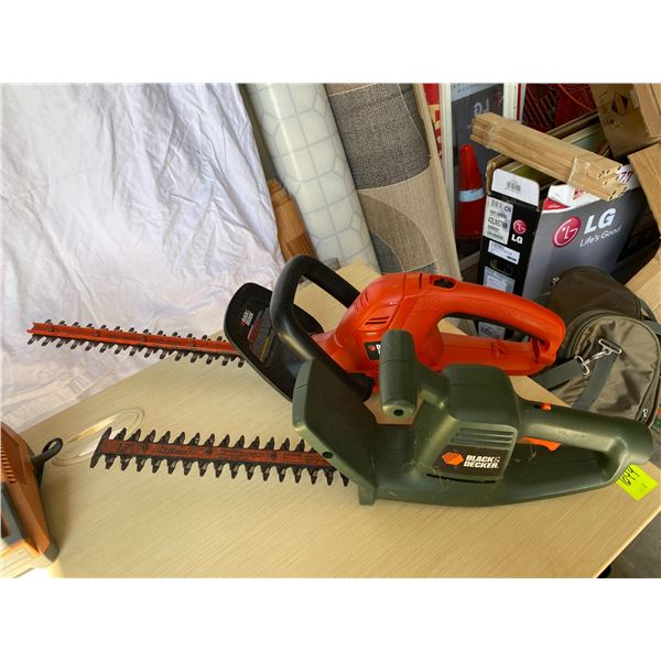 Two black and decker trimmers