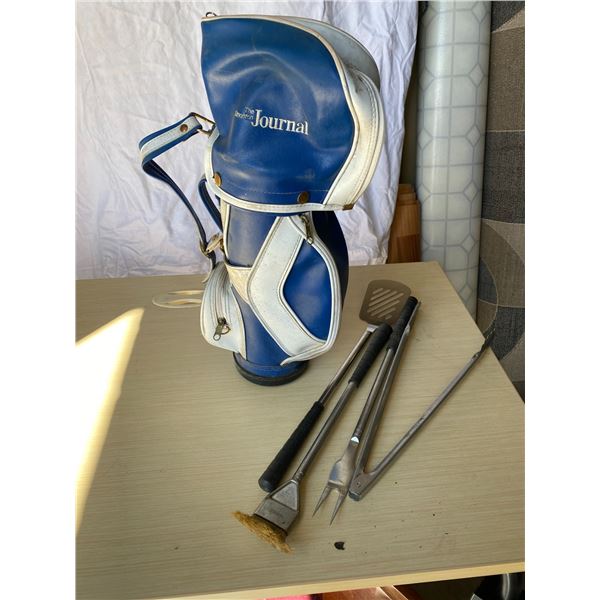 Bbq tools and holder