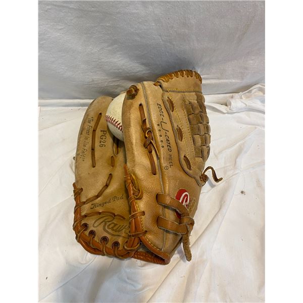 Ball glove and ball