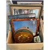 Image 1 : Lot pictures and other clocks ect