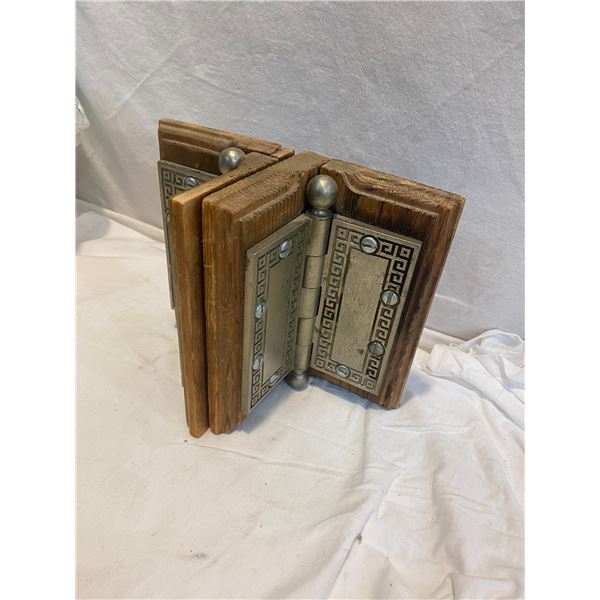 Rustic book ends