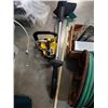 Image 2 : WORKING ELECTRIC WEEDEATER, MCULLOCH GAS CHAINSAW AS IS, GARDEN PRUNER AND HOSE ON REEL