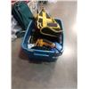 Image 1 : TOTE OF TOOLS, TOOL BAG AND PARTIAL SOCKET SET