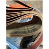 Image 8 : 4 trays of new sanding belts - various lengths including 1 1/8 x 21 inches, others are 3 to 3 1/2 in