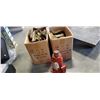 Image 1 : 20 ton bottle jack and 2 boxes of lifting straps