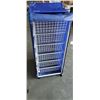 Image 2 : Rolling metal 6 tray rack with cover