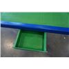Image 7 : Green folding activity table with drawers