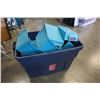 Image 2 : Large tote of 14 parts bins