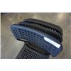 Image 4 : 4 Black metal stacking patio chairs