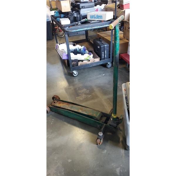 Green 6 ton Hydraulic floor Jack 41" by 48" 31" lift