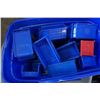 Image 3 : Large tote of various sizes parts bins