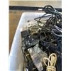 Image 2 : Large tote of various AC cords