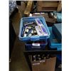 Image 1 : 3 trays of stainless sockets, wrenches, bits and cylinders