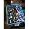 Image 2 : 3 trays of stainless sockets, wrenches, bits and cylinders