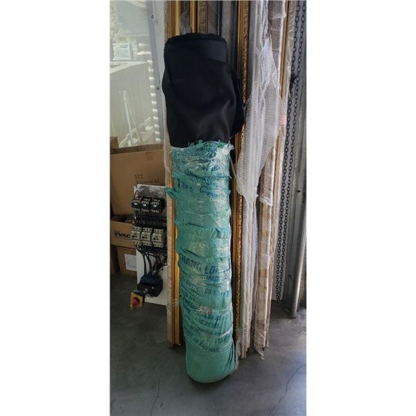 54"  Roll of black fabric