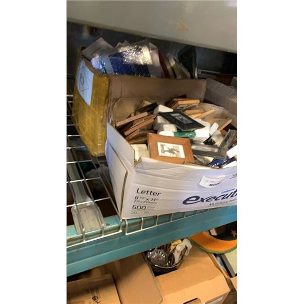 BOX OF NEW PICTURE FRAMES