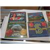 Image 2 : 17 BOX END ADVERTS - APPLES AND SALMON
