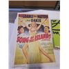 Image 2 : 1950'S AND 1960s MOVIE POSTERS AND PRINT OF 1940s MOVIE POSTER