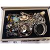 Image 2 : 3 JEWELLERY BOX W/ CONTENTS